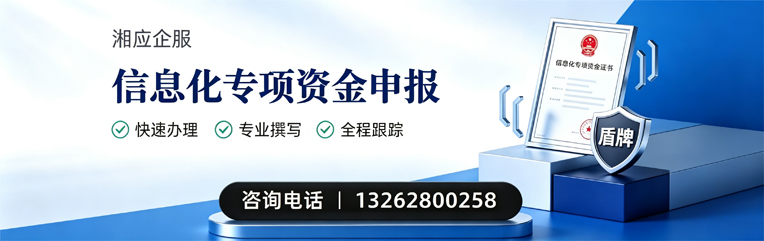 信阳信息化专项资金申报服务